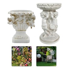 Pot fleurs ange décor - pot,