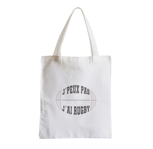 Sac tissu blague - j'peux, pas