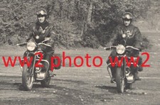 ww2 Photo CRS Police Armistice Garde Vichy Pétain Moto veste casque gendarmerie 