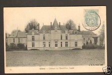 CLERY (45) Façade du CHATEAU DE L'EMERILLON en 1905