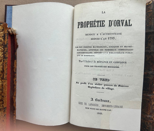 Prophétie orval - la, d'orval