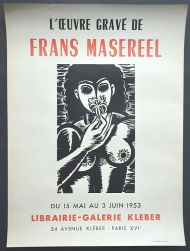 Affiche frans masereel - affiche.,