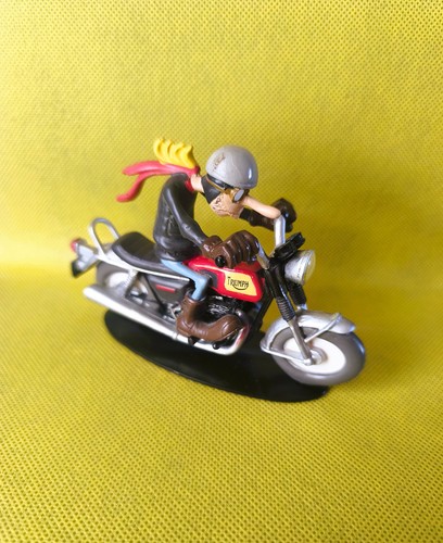 Superbe figurine résine moto - superbe,