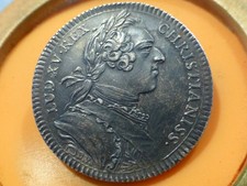 LOUIS XV - JETON ROYAL en ARGENT - 1731 - SECRETAIRES DU ROI - RARE !