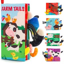 Livre Tissu Bébé Eveil Livres Bebe 0 à 3 Ans Sonore Toucher Mon Petit Livre D...