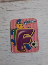 Magnet publicitaire Gervais  Alphabet Lettre F