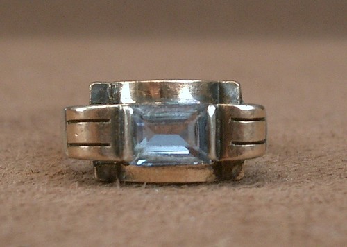 Bague tank art - or, et
