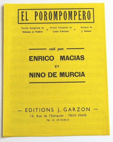 Partition sheet music enrico - partition,