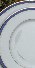 12 assiettes Bernardaud Nuage Bleu Lazuli  Dessert  # Haviland Limoges Vintage