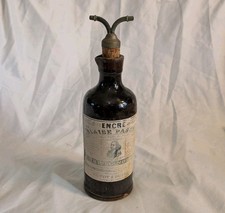 Ancien flacon encre - flacon, en