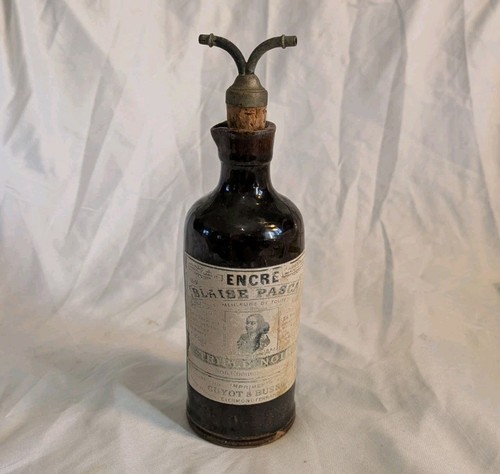 Ancien flacon encre - ancien, en