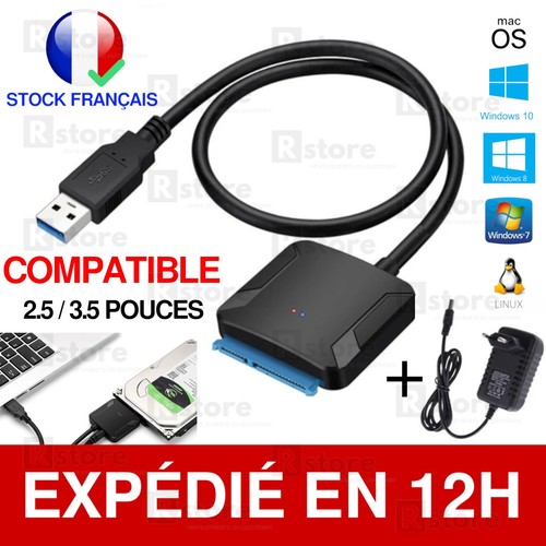 Cable adaptateur sata iii vers - sata,