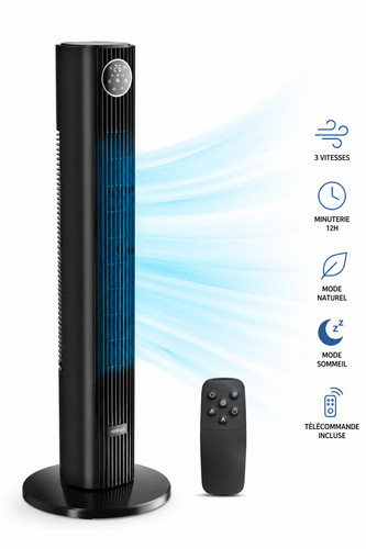 Ventilateur colonne 90cm - colonne,
