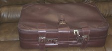 Ancienne Valise En Cuir Ou