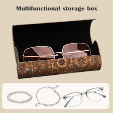 Retro Floral Print Snap Shut