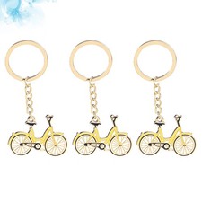 3 pcs Vélo Conception Porte-clés Sac Pendentif Suspendu Porte-Clé Indicateur