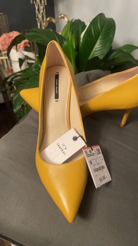 Zara basic leather heels - zara,