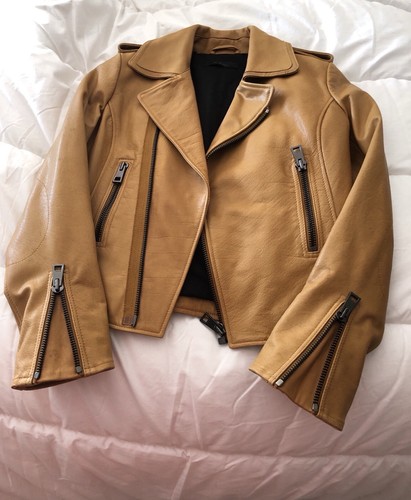 Blouson style perfecto cuir - en,