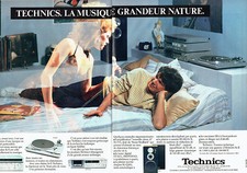 Publicité Advertising 038  1981   Technics  (2p)  hi-fi  platine ampli tuner FM