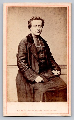 Cdv 1870 prêtre abbé - cdv,