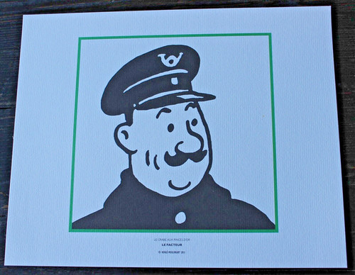 Litho libris tintin extrait - libris,