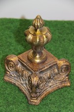 PETITE  BOULE D'ESCALIER EN BRONZE DEBUT  20 ÉME