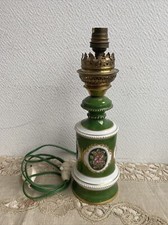 Ancien Pied De Lampe Porcelaine De Limoges BH Vincennes France Deco 