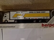 Camion Remorque Mercedes Team Opel Herpa 1/87