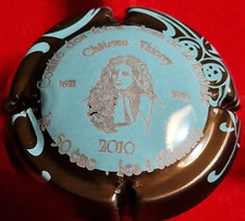 Lot CAPSULE La Fontaine Château-Thierry 2010 Générique plaque muselet CHAMPAGNE