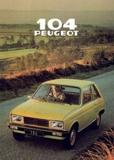 Catalogue brochure Peugeot 104