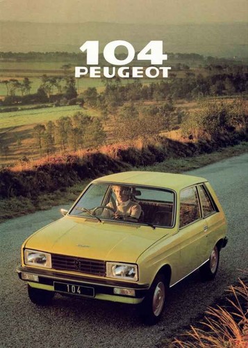 Catalogue brochure peugeot - peugeot, 104