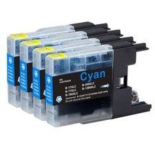 4 Cartouches d'encre Cyan XL