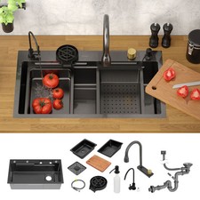 Évier cuisine anthracite
