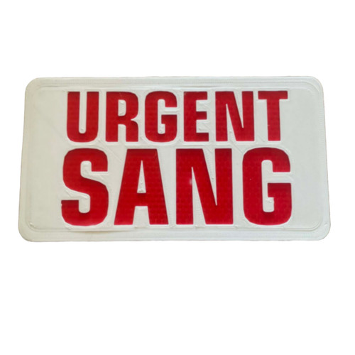 Plaque pare soleil urgent - plaque, pare-soleil