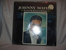 JOHNNY MATHIS Love Is Everything  STEREO Lp Mercury Label 60's Pressing