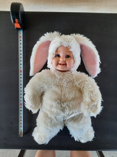 Peluche lapin blanc bébé