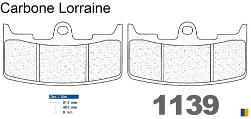 Plaquettes carbone lorraine - plaquettes,