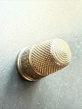 Ancien De A Coudre En Argent Massif Décors art nouveau 1930 fleurie 