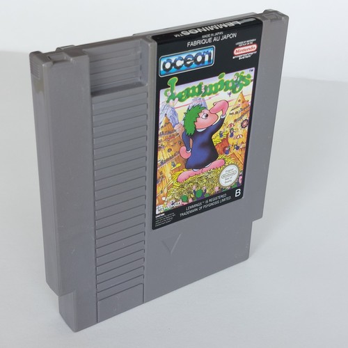 Lemmings jeu nintendo nes - jeu,
