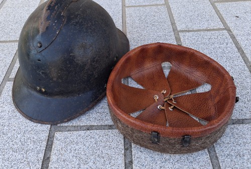 Ww2 coiffe intérieur cuir - d'intérieur,