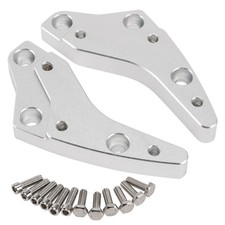 Pontets de guidon argent pour