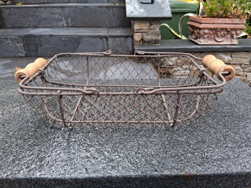 Ancien panier grillagé - panier,