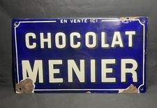 Ancienne plaque émaillée