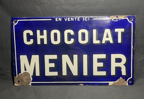 Ancienne plaque émaillée