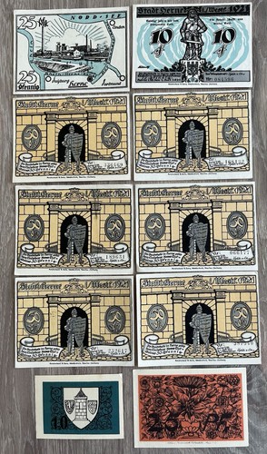 Lot billets allemand - de, 10