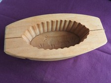 Moule à beurre en bois BEURRIER décor de vache  art populaire cuisine ustensile