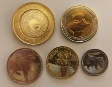 Colombie set de 5 pièces 1000/500/200/100/50 Pesos 2023 Neuve ( UNC )