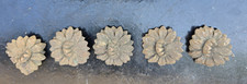 5  BOUTONS FLEURS  ANCIENS