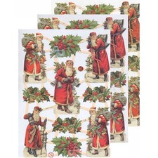 Chromo EF Découpis Père Noël 7361 Decoupage Collage Carterie