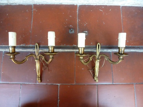 Paire appliques feux - d'appliques,